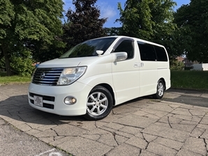 2007 NISSAN ELGRAND Highway Star 3.5L Petrol Automatic MPV Cream Leather 8 Seater