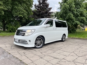 2006 NISSAN ELGRAND Rider Autech 3.5L Automatic MPV Cream Leather 8 Seater Twin Sunroof